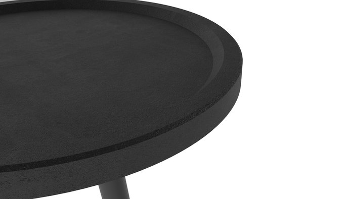 Стол кофейный Батл черного цвета - лучшие Кофейные столики в INMYROOM