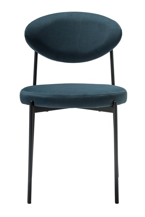 Стул Gawaii Diag синего цвета - купить Обеденные стулья по цене 9770.0