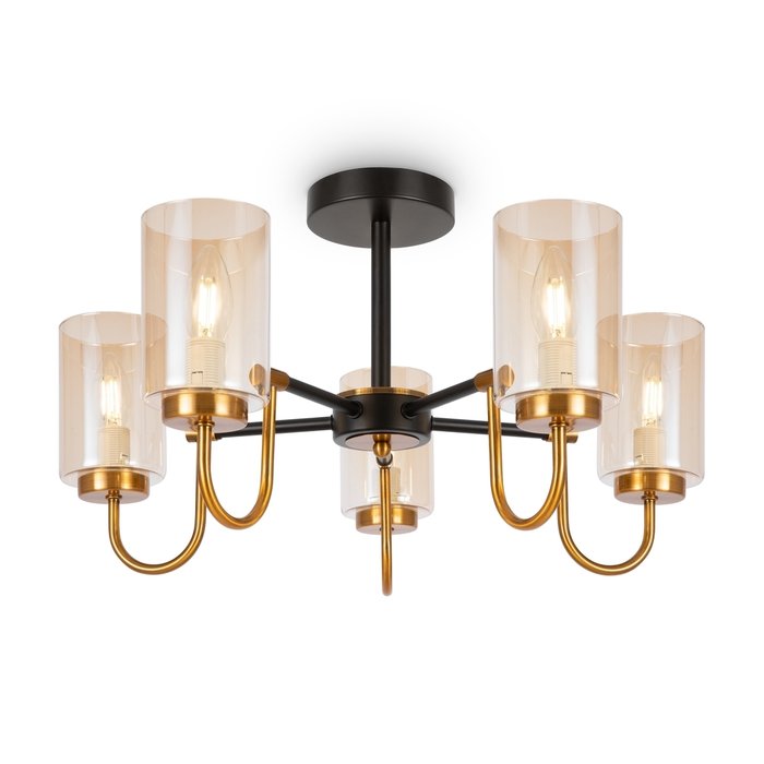 Потолочный светильник Freya FR5321CL-05BZ Jewel Modern - лучшие Потолочные светильники в INMYROOM Потолочный светильник Freya FR5321CL-05BZ Jewel Modern - лучшие Потолочные светильники в INMYROOM