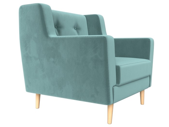 Кресло Брайтон темно-бирюзового цвета - лучшие Интерьерные кресла в INMYROOM