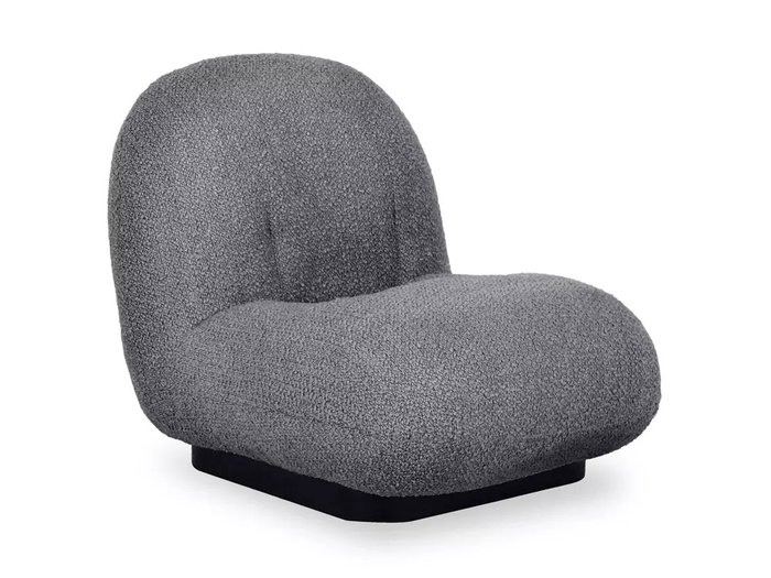 Кресло Pacha Wood серого цвета
