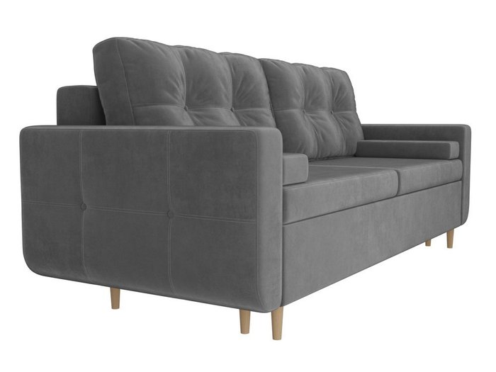 Прямой диван-кровать Кэдмон серого цвета - лучшие Прямые диваны в INMYROOM