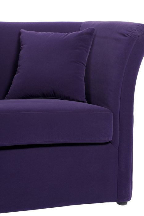 Диван Hollis фиолетового цвета - лучшие Прямые диваны в INMYROOM