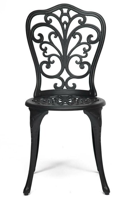 Комплект из двух стульев Mozart черного цвета - лучшие Садовые стулья в INMYROOM