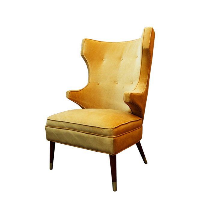 Кресло Падрино желтого цвета - купить Интерьерные кресла по цене 126000.0