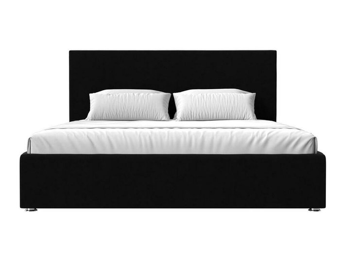 Кровать Кариба 200х200 черного цвета с подъемным механизмом - купить Кровати для спальни по цене 83999.0