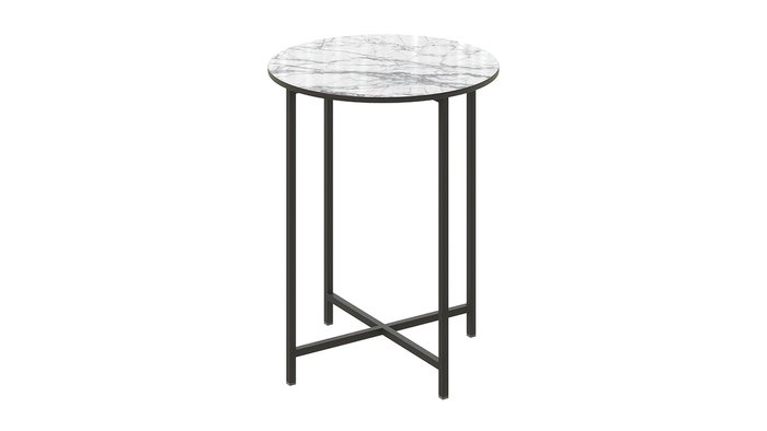 Кофейный стол черно-белого цвета - купить Кофейные столики по цене 6299.0