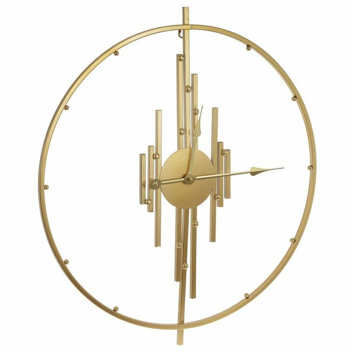 Часы настенные декоративные Gold золотого цвета - купить Часы по цене 8850.0