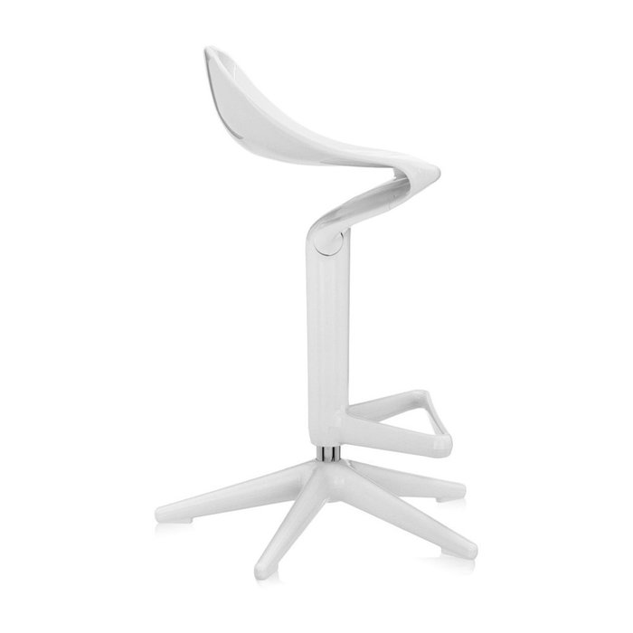Полубарный стул Spoon белого цвета - лучшие Барные стулья в INMYROOM
