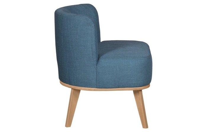 Кресло Жирон синего цвета - лучшие Интерьерные кресла в INMYROOM