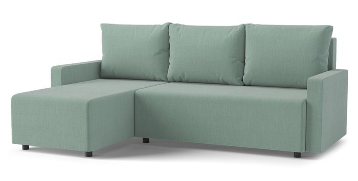 Угловой диван-кровать Винс бирюзового цвета