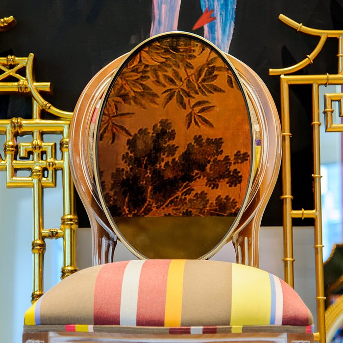 Зеркальное панно Сон коричневого цвета  - купить Декор стен по цене 15000.0