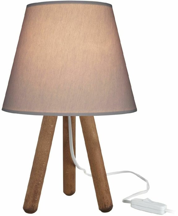 Настольная лампа Sophia TL1619T-01GR (ткань, цвет серый) - купить Настольные лампы по цене 3230.0