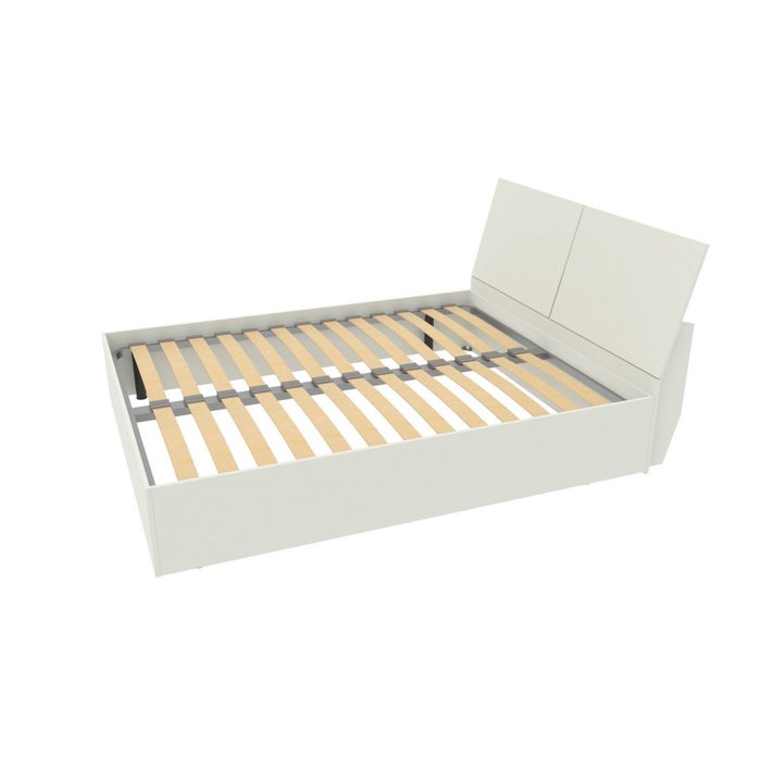 Кровать Рассвет 120х200 светло-серого цвета без подъемного механизма - купить Кровати для спальни по цене 19780 Кровать Рассвет 120х200 светло-серого цвета без подъемного механизма - купить Кровати для спальни по цене 19780