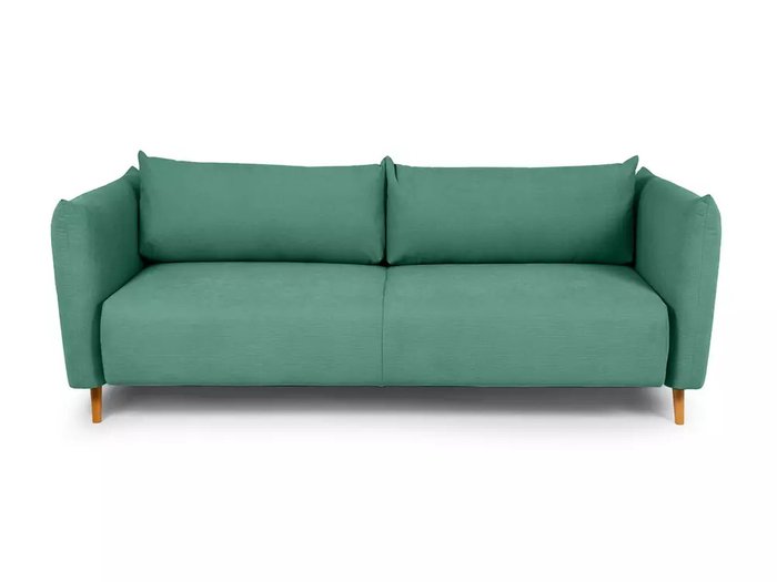 Диван-кровать Menfi светло-зеленого цвета с бежевыми ножками - купить Прямые диваны по цене 111960.0