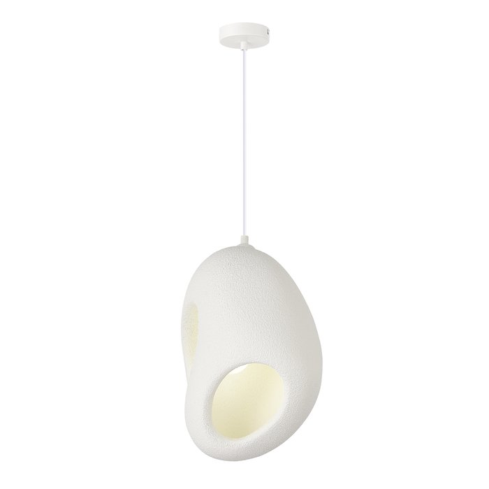 Светильник подвесной ST-Luce белый/белый E27 1*60W WABI SABI - лучшие Шинопровод в INMYROOM Светильник подвесной ST-Luce белый/белый E27 1*60W WABI SABI - лучшие Шинопровод в INMYROOM