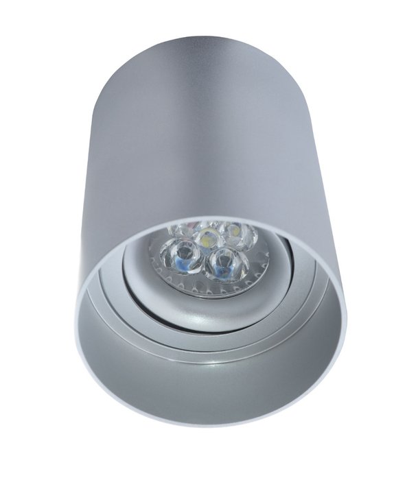 Накладной светильник Flixton серебристого цвета - купить Потолочные светильники по цене 1200.0