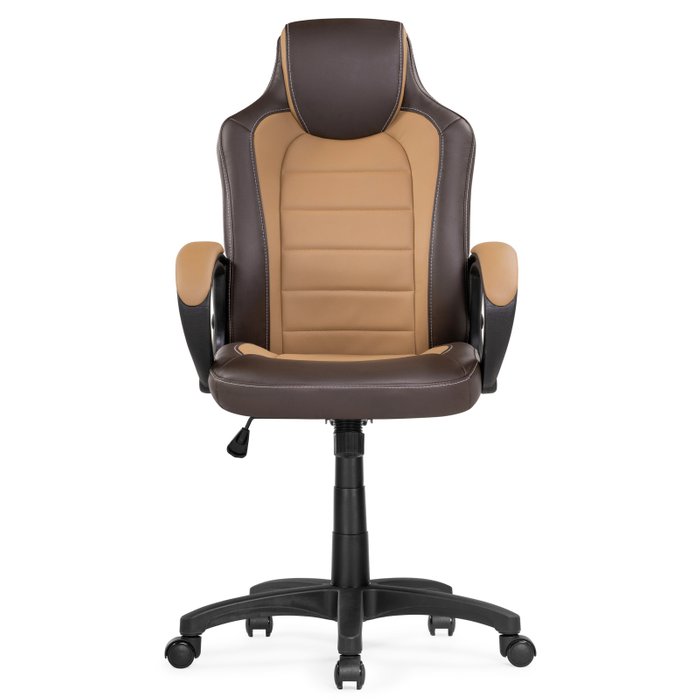 Компьютерное кресло  Kadis бежево-коричневого цвета - лучшие Офисные кресла в INMYROOM
