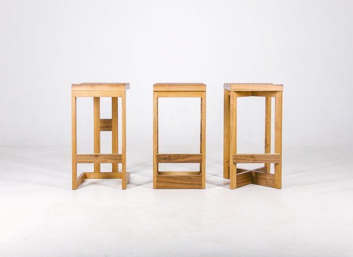 Табурет Construction #1 коричневого цвета - купить Барные стулья по цене 26000.0