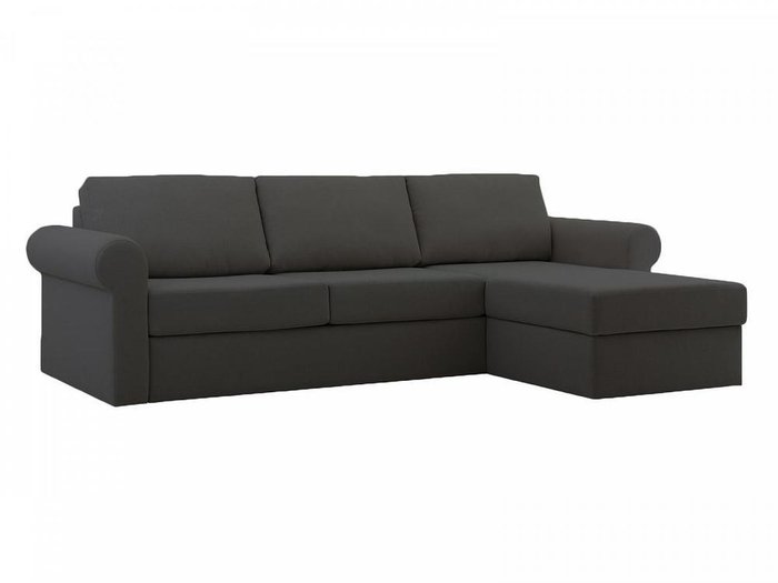Угловой диван-кровать Peterhof темно-серого цвета - купить Угловые диваны по цене 157930.0