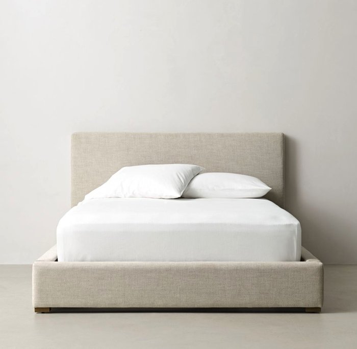 Кровать Alex 200х200 бежевого цвета - купить Кровати для спальни по цене 93100.0