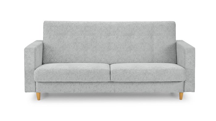 Диван-кровать Брисбен Лайт светло-серого цвета - купить Прямые диваны по цене 49600.0