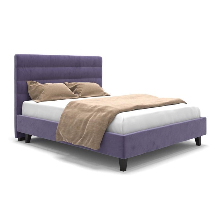 Кровать Tara  на ножках фиолетовая 160х200