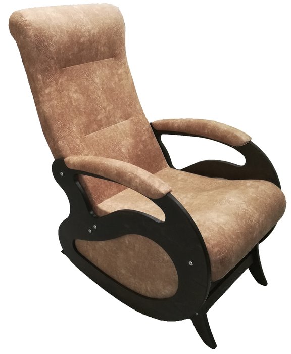 Кресло-качалка Маятник серо-коричневого цвета - купить Интерьерные кресла по цене 16995.0