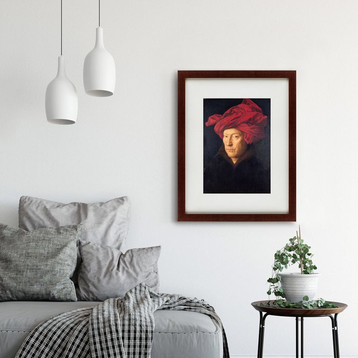 Картина Portrait of a man in a chaperon Self-portrait 1433 г. - лучшие Картины в INMYROOM