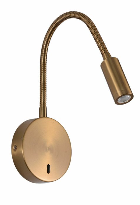 Настенный светильник Nikky латунного цвета  - купить Бра и настенные светильники по цене 5750.0