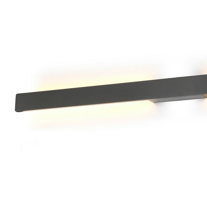 Уличный настенный светильник Lotus M серого цвета - купить Настенные уличные светильники по цене 30604.0