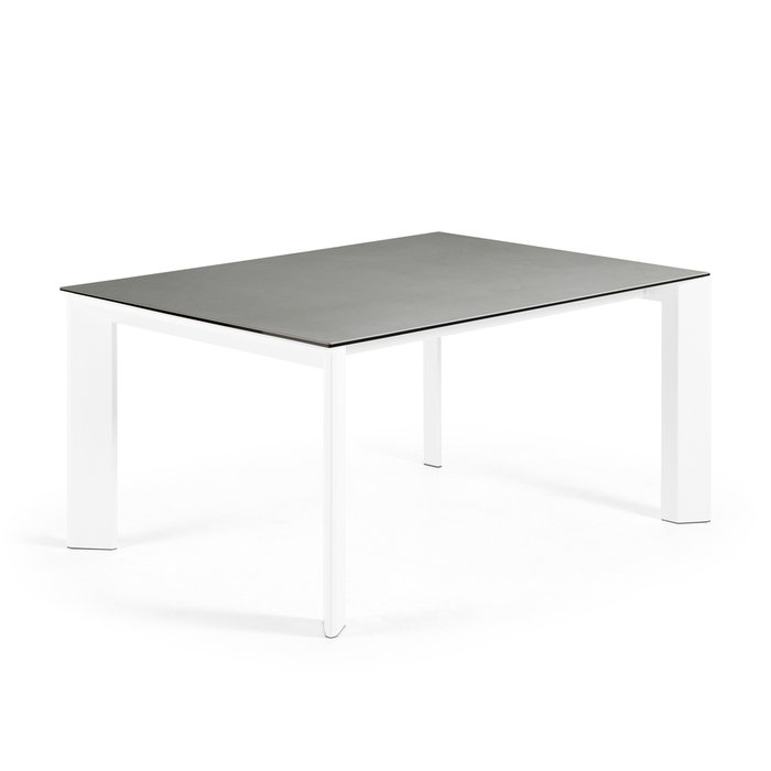 Раздвижной обеденный стол Atta L бело-серого цвета - купить Обеденные столы по цене 240990.0