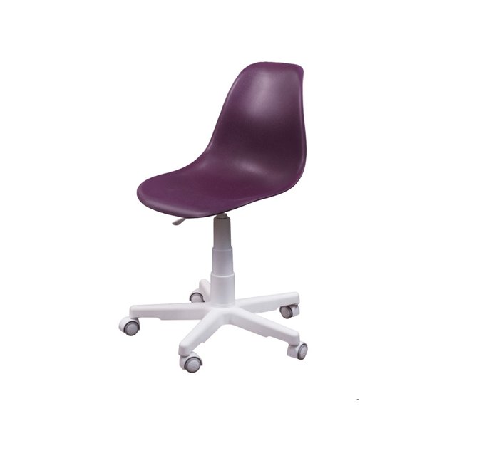 Кресло Смузи бело-фиолетового цвета