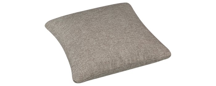 Декоративная подушка Медисон серого цвета - купить Декоративные подушки по цене 690.0