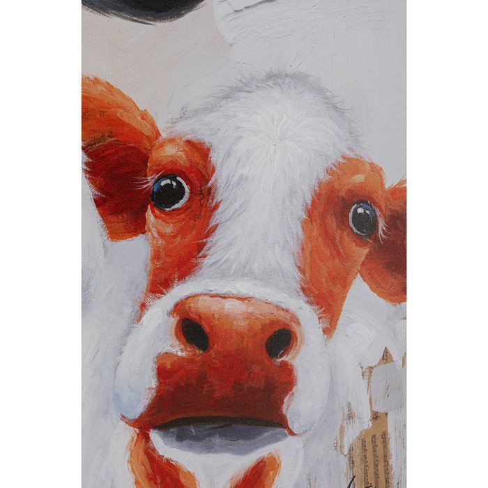 Картина на холсте Cow 90х120  - лучшие Принты в INMYROOM