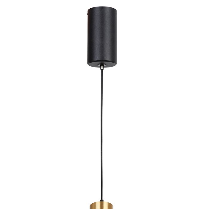 Потолочный светильник Барлетта черно-золотого цвета - лучшие Подвесные светильники в INMYROOM
