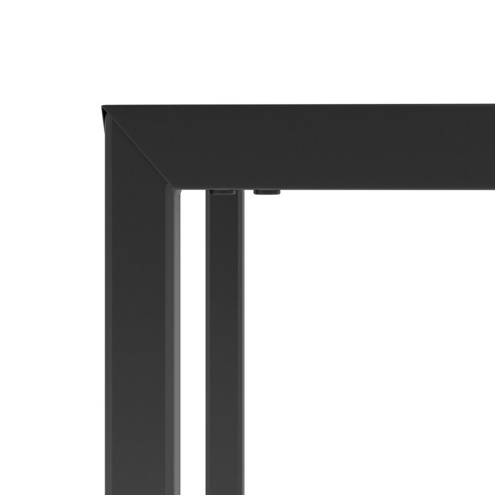 Обеденный стол для сада Hiba черного цвета - лучшие Садовые столы в INMYROOM