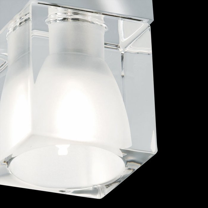 Настенный/Потолочный светильник Cubetto Rosso из хрусталя - лучшие Потолочные светильники в INMYROOM