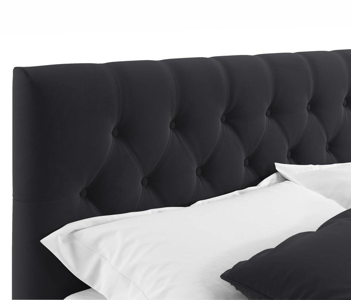 Кровать Verona 140х200 с ортопедическим основанием черного цвета - купить Кровати для спальни по цене 25300.0