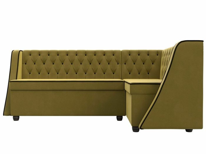 Угловой диван Лофт желтого цвета правый угол - купить Угловые диваны по цене 48999.0