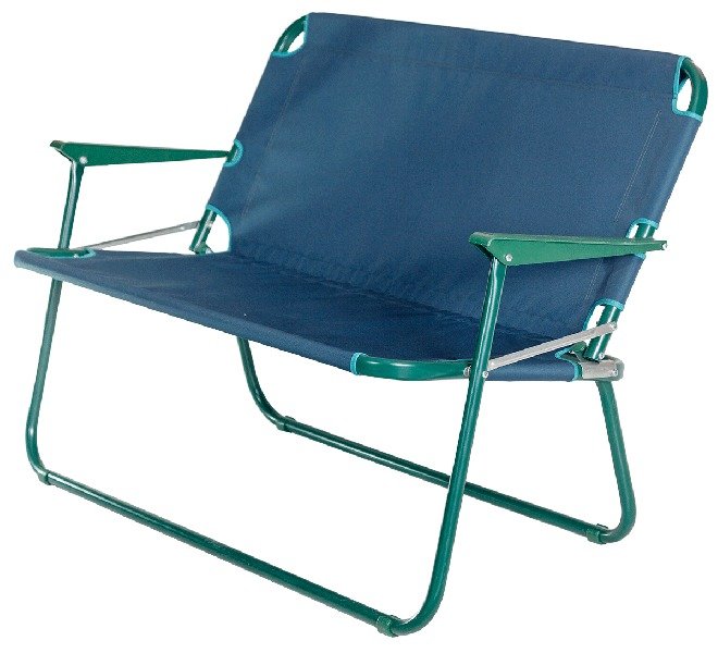 Кресло складное Вояж сине-зеленого цвета