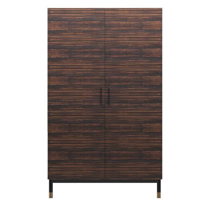 Шкаф для одежды Benissa темно-коричневого цвета