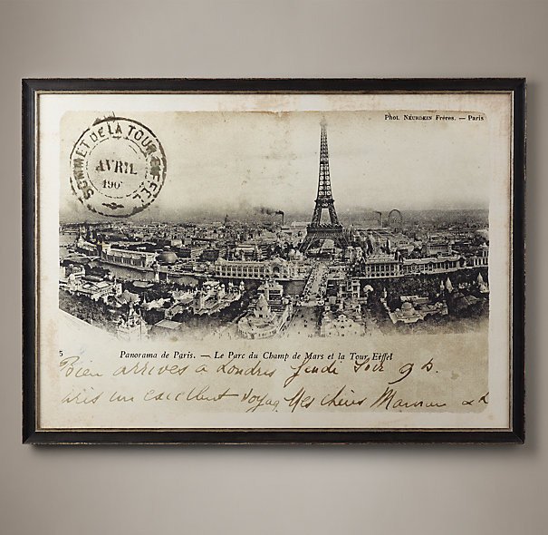Репродукция Tour d'Eiffel et ferris