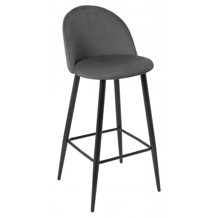 Барный стул Dodo bar черно-серого цвета