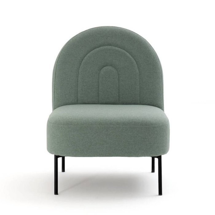Кресло из рифленой ткани Rainbow зеленого цвета - купить Интерьерные кресла по цене 26951.0