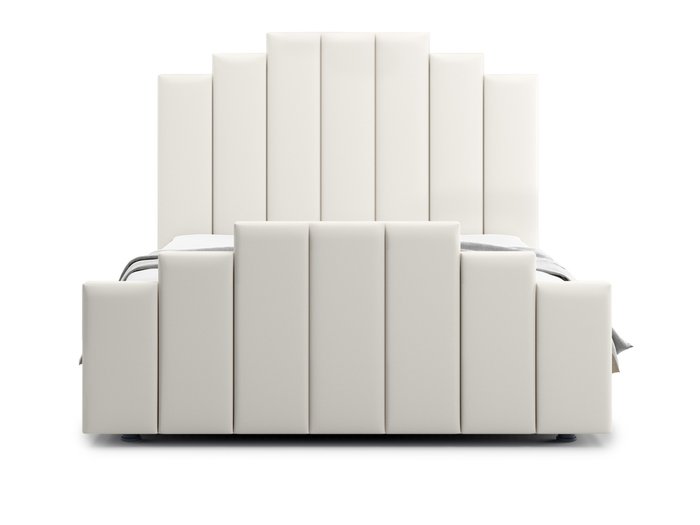 Кровать Velino 140х200 белого цвета с подъемным механизмом - купить Кровати для спальни по цене 44600.0