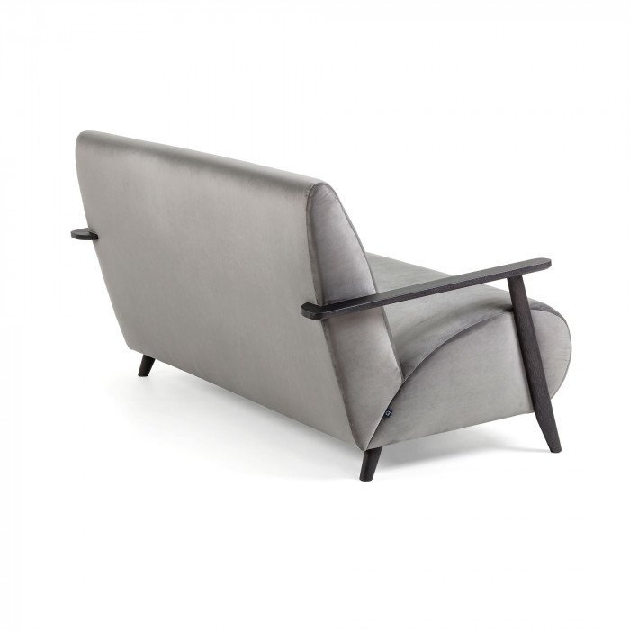 Диван двухместный Marthan серого цвета - лучшие Прямые диваны в INMYROOM