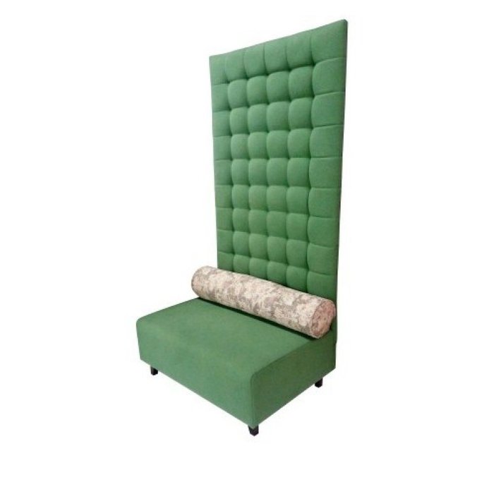 Высокий диван Бристоль зеленого цвета