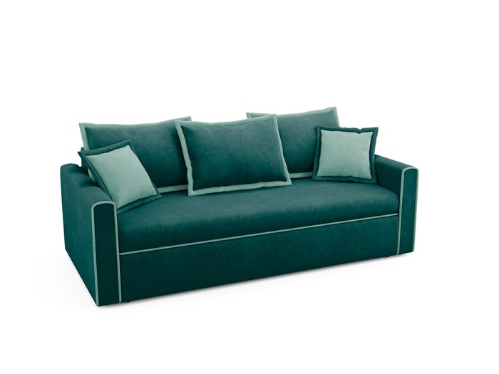 Диван-кровать Franz темно-бирюзового цвета - купить Прямые диваны по цене 80000.0