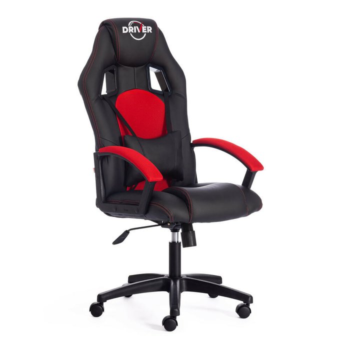 Кресло офисное Driver черно-красного цвета